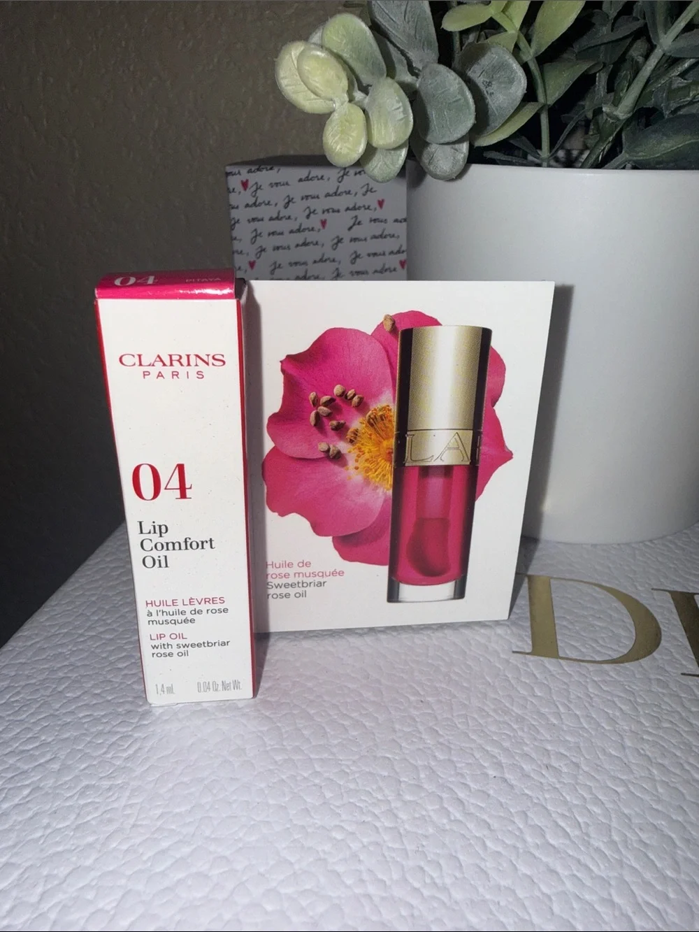 Clarins Lipstick & Skincare Set — Pink Shades